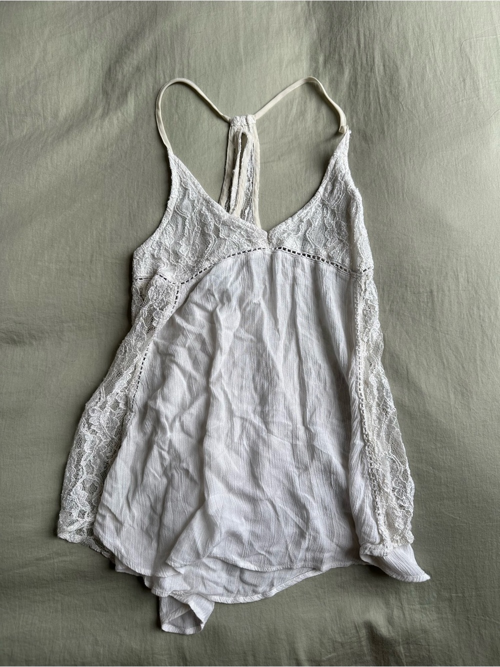 Kimchi Blue White Lace Racerback Cami